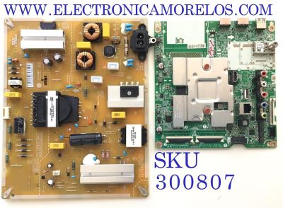 KIT DE TARJETAS PARA TV LG / MAIN EBT66433305 / EAX69083603 / 66433305 / RU14E1A0HR / 1EEBT000-00TZ / FUENTE EAY65769211 / EAX69083101 / LGP65T-20U1 / 65769211 / PANEL NC650DQG-AAHX1 / MODELO 65UN6955ZUF.BUSWLKR